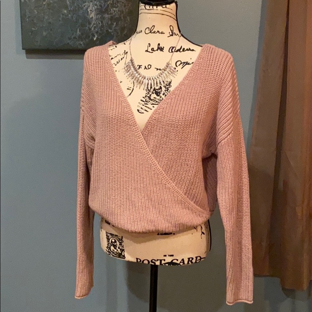 Open Back Sweater